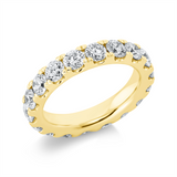 Ring 14 kt GG, 18 Brill. 3,44 ct, TW-si