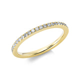 Ring 14 kt GG, 41 Brill. 0,40 ct, TW-si