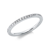 Ring 14 kt WG, 41 Brill. 0,40 ct, TW-si