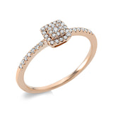 Ring 18 kt RG, 39 Brill. 0,17 ct, TW-si