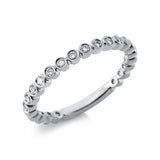 Ring 18 kt WG, 13 Brill. 0,14 ct, TW-si