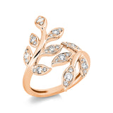 Ring 18 kt RG, 30 Brill. 0,53 ct, TW-vsi