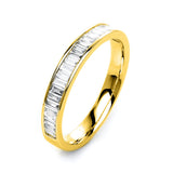 Ring 18 kt GG, 22 Bag. 0,74 ct, TW-si