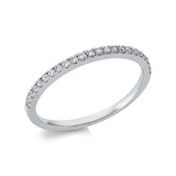 Ring 18 kt WG, 23 Brill. 0,17 ct, TW-si