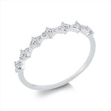 Ring 18 kt WG, 28 Brill. 0,16 ct, TW-si