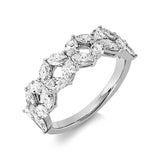 Ring 18 kt WG, 20 Nav. 1,59 ct, TW-si
