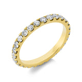 Ring 18 kt GG, 27 Brill. 1,11 ct, W-si