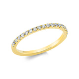 Ring 18 kt GG, 20 Brill. 0,22 ct, TW-si