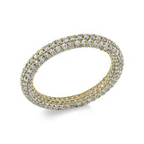 Ring 18 kt GG, 336 Brill. 1,91 ct, W-si
