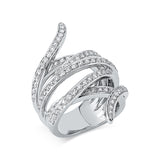 Ring 18 kt WG, 107 Brill. 1,86 ct, TW-vsi/si