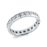 Ring 18 kt WG, 20 Brill. 0,41 ct, TW-si