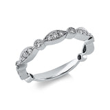 Ring 18 kt WG, 21 Brill. 0,32 ct, TW-si