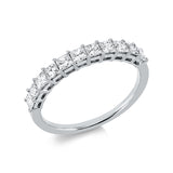 Ring 18 kt WG, 11 Princ. 0,73 ct, TW-si