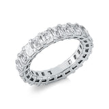 Ring 950 Pt Platin, 23 Sm.schliff 5,61 ct, F-vsi