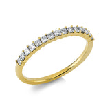 Ring 18 kt GG, 15 Princ. 0,32 ct, TW-si
