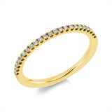 Ring 18 kt GG, 23 Brill. 0,16 ct, TW-si