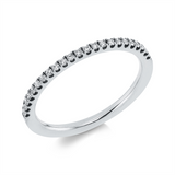 Ring 18 kt WG, 23 Brill. 0,16 ct, TW-si