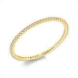 Ring 18 kt GG, 59 Brill. 0,16 ct, TW-pi