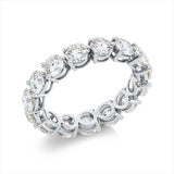 Ring 18 kt WG, 16 Brill. 3,65 ct, F-vvs