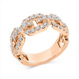 Ring 18 kt RG, 58 Brill. 1,44 ct, TW-vsi