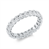 Ring 18 kt WG, 24 Oval 2,44 ct, TW-vsi