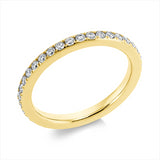 Ring 18 kt GG, 37 Brill. 0,68 ct, TW-si