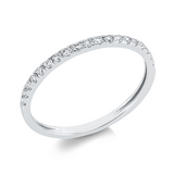 Ring 18 kt WG, 19 Brill. 0,19 ct, TW-vsi