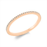 Ring 18 kt RG, 60 Dia. 0,14 ct, TW-si