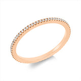 Ring 18 kt RG, 67 Dia. 0,16 ct, TW-si