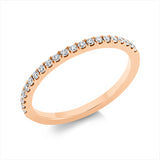 Ring 18 kt RG, 21 Brill. 0,17 ct, TTLB-vsi