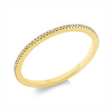 Ring 18 kt GG, 81 Dia. 0,11 ct, TW-si