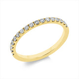 Ring 18 kt GG, 17 Brill. 0,32 ct, TTLB-si