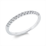 Ring 18 kt WG, 14 Brill. 0,24 ct, TW-si