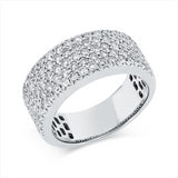 Ring 14 kt WG, 88 Brill. 1,65 ct, TW-pi