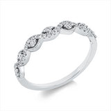 Ring 14 kt WG, 41 Brill. 0,25 ct, TW-si