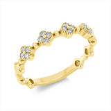 Ring 18 kt GG, 16 Brill. 0,13 ct, I-si