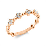 Ring 18 kt RG, 16 Brill. 0,11 ct, I-si