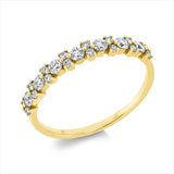 Ring 18 kt GG, 23 Brill. 0,42 ct, I-si