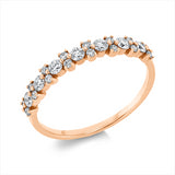 Ring 18 kt RG, 23 Brill. 0,41 ct, I-si