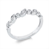 Ring 18 kt WG, 19 Brill. 0,19 ct, TW-si