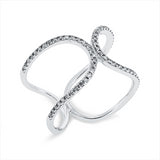 Ring 14 kt WG, 62 Dia. 0,31 ct, TW-pi
