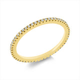 Ring 18 kt GG, 55 Dia. 0,16 ct, TW-si