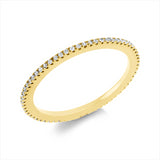 Ring 18 kt GG, 63 Dia. 0,14 ct, TW-si