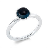 Ring 18 kt WG, 1 Topas 1,95 ct Lond. blue