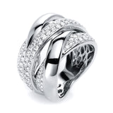 Ring 18 kt WG, 102 Brill. 1,56 ct, TW-vsi