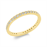 Ring 18 kt GG, 39 Brill. 0,37 ct, TW-si
