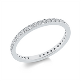 Ring 18 kt WG, 39 Brill. 0,37 ct, TW-si