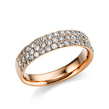 Ring 18 kt RG, 59 Brill. 0,89 ct, TW-vsi/si