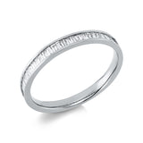 Ring 18 kt WG, 32 Bag. 0,29 ct, TW-si