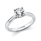 Ring 14 kt WG, 1 Brill. 1,00 ct, TW-si